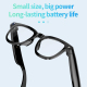 Lunettes Connectées Avec Caméra 12 MP Traduction IA Et Enregistrement Vidéo Audio Bluetooth 5.3 WiFi - www.yonis-shop.com