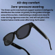 Lunettes Connectées Avec Caméra 8 MP Traduction IA Vidéo 1080p Bluetooth 5.3 Et Stockage 32 Go - www.yonis-shop.com