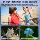 Lunettes Connectées Avec Caméra 8 MP Traduction IA Vidéo 1080p Bluetooth 5.3 Et Stockage 32 Go - www.yonis-shop.com