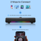 Enceinte Bluetooth Portable 16W Avec Éclairage LED RGB Connexion USB Et Jack 3,5 Mm - www.yonis-shop.com
