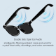 Lunettes Intelligentes Transparentes Avec Protection UV Appels Bluetooth Musique Et Assistant IA - www.yonis-shop.com