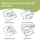 Clôture Électrique Pour Chien Extérieure Filaire 10 Niveaux 2 Colliers Étanches Gestion Multi-Chiens - www.yonis-shop.com
