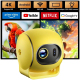 Vidéoprojecteur Intelligent Android 14 720p LCD 150 ANSI Mise Au Point Électronique WiFi 5G 1 Go 8 Go Prise EU - www.yonis-sh...
