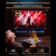 Vidéoprojecteur Intelligent Android 14 720p LCD 150 ANSI Mise Au Point Électronique WiFi 5G 1 Go 8 Go Prise EU - www.yonis-sh...