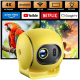Vidéoprojecteur Connecté Android 14 720p 150 ANSI Autofocus Correction Trapézoïdale Automatique WiFi 6 - www.yonis-shop.com
