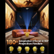 Vidéoprojecteur Connecté Android 14 720p 150 ANSI Autofocus Correction Trapézoïdale Automatique WiFi 6 - www.yonis-shop.com