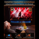 Vidéoprojecteur Connecté Android 14 720p 150 ANSI Autofocus Correction Trapézoïdale Automatique WiFi 6 - www.yonis-shop.com