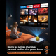 Vidéoprojecteur Connecté Android 14 720p 150 ANSI Autofocus Correction Trapézoïdale Automatique WiFi 6 - www.yonis-shop.com