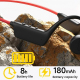 Écouteurs Bluetooth À Conduction Aérienne Pour Course Ouverts Crochets En Titane À Mémoire De Forme Autonomie 8 Heures - www....