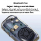 Enceinte Bluetooth Portable Pour Extérieur Étanche IPX5 Autonomie 4 Heures Bluetooth 5.4 Mains Libres Prise Type-C - www.yoni...
