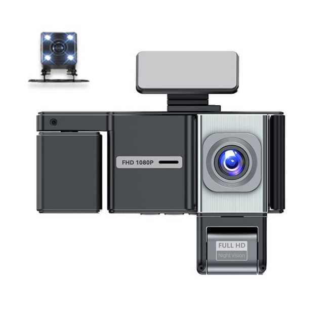 DVR Voiture 1080P Avec Vision Nocturne Infrarouge Et Quatre Objectifs Avant Gauche Droit Et Arrière - www.yonis-shop.com