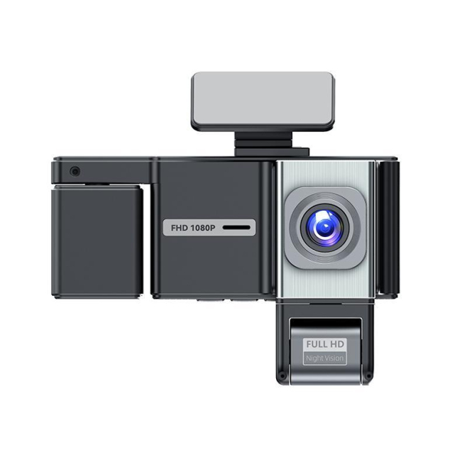 DVR Automobile 1080P Haute Définition Vision Nocturne Infrarouge Objectifs Avant Gauche Et Droite - www.yonis-shop.com