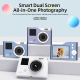Appareil Photo Numérique Pour Enfants 4K À Double Écran Léger Pour Photos Et Vidéos Avec Autofocus - www.yonis-shop.com