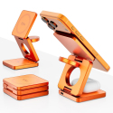 Station De Charge Sans Fil Magnétique 3 En 1 Pliable 25 W Pour Smartphone Montre Connectée Et Écouteurs - www.yonis-shop.com
