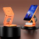 Station De Charge Sans Fil Magnétique 3 En 1 Pliable 25 W Pour Smartphone Montre Connectée Et Écouteurs - www.yonis-shop.com