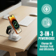 Station De Charge Sans Fil Magnétique 3 En 1 Pliable 25 W Pour Smartphone Montre Connectée Et Écouteurs - www.yonis-shop.com