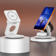 Station De Charge Sans Fil Magnétique 3 En 1 Pliable 25 W Pour Smartphone Montre Connectée Et Écouteurs - www.yonis-shop.com