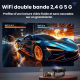 Vidéoprojecteur Portable HD 1080P Pour Home Cinéma Avec Auto Focus Android 12 Wi Fi Double Bande Et Bluetooth 5 2 - www.yonis...