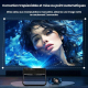 Vidéoprojecteur Portable HD 1080P Pour Home Cinéma Avec Auto Focus Android 12 Wi Fi Double Bande Et Bluetooth 5 2 - www.yonis...