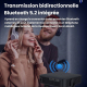 Vidéoprojecteur Portable HD 1080P Pour Home Cinéma Avec Auto Focus Android 12 Wi Fi Double Bande Et Bluetooth 5 2 - www.yonis...