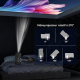 Projecteur Vidéo Portable Android 11 Avec WiFi 6 Bluetooth Rotation À 180° Et Correction Trapézoïdale Automatique - www.yonis...