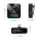 Microphone Cravate Sans Fil Pour Téléphone USB-C Avec 4 Émetteurs Réduction De Bruit ENC Autonomie 7 Heures - www.yonis-shop.com