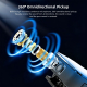 Microphone Cravate Sans Fil Pour Téléphone USB-C Avec 4 Émetteurs Réduction De Bruit ENC Autonomie 7 Heures - www.yonis-shop.com