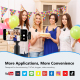 Microphone Cravate Sans Fil Pour Téléphone USB-C Avec 4 Émetteurs Réduction De Bruit ENC Autonomie 7 Heures - www.yonis-shop.com