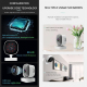Caméra De Surveillance WiFi Grand Angle Avec Vision Nocturne 10 M Audio Bidirectionnel Et Enregistrement Continu 24/7 - www.y...