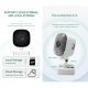 Caméra De Surveillance WiFi Grand Angle 3 MP Vision Nocturne 10 m Audio Bidirectionnel Enregistrement Continu 24 h 24 - www.y...