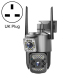 V380 Pro 2MP Dual Lens Panoramic Surveillance HD WiFi Camera(EU Plug)