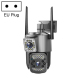 Caméra De Surveillance WiFi Panoramique HD 2MP À Double Objectif Avec Prise EU