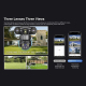 Caméra De Surveillance Panoramique 2MP À 360° Triple Objectif WiFi Sans Fil Alimentée À L’Énergie Solaire Noire - www.yonis-s...