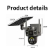 Caméra De Surveillance WiFi Solaire Double Objectif Panoramique 350° Vision Nocturne 3MP Batterie 8000mAh - www.yonis-shop.com