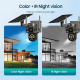 Caméra De Surveillance WiFi Solaire Double Objectif Panoramique 350° Vision Nocturne 3MP Batterie 8000mAh - www.yonis-shop.com