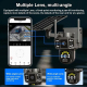 Caméra De Surveillance WiFi Solaire Double Objectif Panoramique 350° Vision Nocturne 3MP Batterie 8000mAh - www.yonis-shop.com