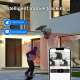 Caméra De Surveillance WiFi Solaire Double Objectif Panoramique 350° Vision Nocturne 3MP Batterie 8000mAh - www.yonis-shop.com