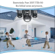 Caméra IP De Surveillance WiFi 3MP À Triple Objectif Avec Affichage Triple Écran PTZ Et Vision Nocturne En Couleur - www.yoni...