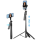 Perche Selfie Avec Trépied Pour Streaming Suivi Facial IA Stabilisation 3 Axes Extension 192 Cm Télécommande Bluetooth - www....