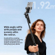 Perche Selfie Avec Trépied Pour Streaming Suivi Facial IA Stabilisation 3 Axes Extension 192 Cm Télécommande Bluetooth - www....
