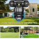 Caméra De Surveillance WiFi À Triple Objectif 360° 2MP Vision Nocturne Détection De Mouvement Audio Bidirectionnel - www.yoni...