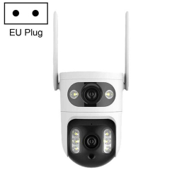 Caméra De Surveillance WiFi Double Objectif 1080p Détection Humaine IA Vision Nocturne Couleur Étanche IP66