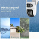 Caméra De Surveillance WiFi Double Objectif 1080p Détection Humaine IA Vision Nocturne Couleur Étanche IP66 - www.yonis-shop.com