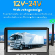 Moniteur De Caméra De Recul Sans Fil 7 Pouces HD Vision Nocturne Infrarouge Surveillance Quatre Voies 12 À 24 V - www.yonis-s...