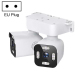 Caméra De Surveillance WiFi Double Lentille Panoramique Et Inclinable 1080p Vision Nocturne Détection IA IP66 - www.yonis-sho...