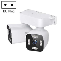 Caméra De Surveillance WiFi Double Lentille Panoramique Et Inclinable 1080p Vision Nocturne Détection IA IP66 - www.yonis-sho...