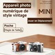 Mini Appareil Photo Numérique Rétro Rose Pour Enfants Et Adolescents Vidéo 4K Photos 48MP Filtres Créatifs 21,2g - www.yonis-...