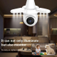 Caméra De Surveillance WiFi 3MP 5GHz Format Ampoule Avec Ventilateur Trois Pales Vision Nocturne 20 M - www.yonis-shop.com