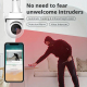 Caméra De Surveillance WiFi 3MP 5GHz Format Ampoule Avec Ventilateur Trois Pales Vision Nocturne 20 M - www.yonis-shop.com