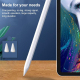 Stylet Capacitif Pour iPad Après 2018 Pour Dessin Précision Pixel Batterie Longue Durée Sans Appairage Pointes De Rechange - ...